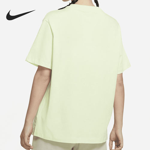 Nike/耐克彩色女子舒适休闲百搭透气圆领宽松运动T恤DH4256-303 - 图0