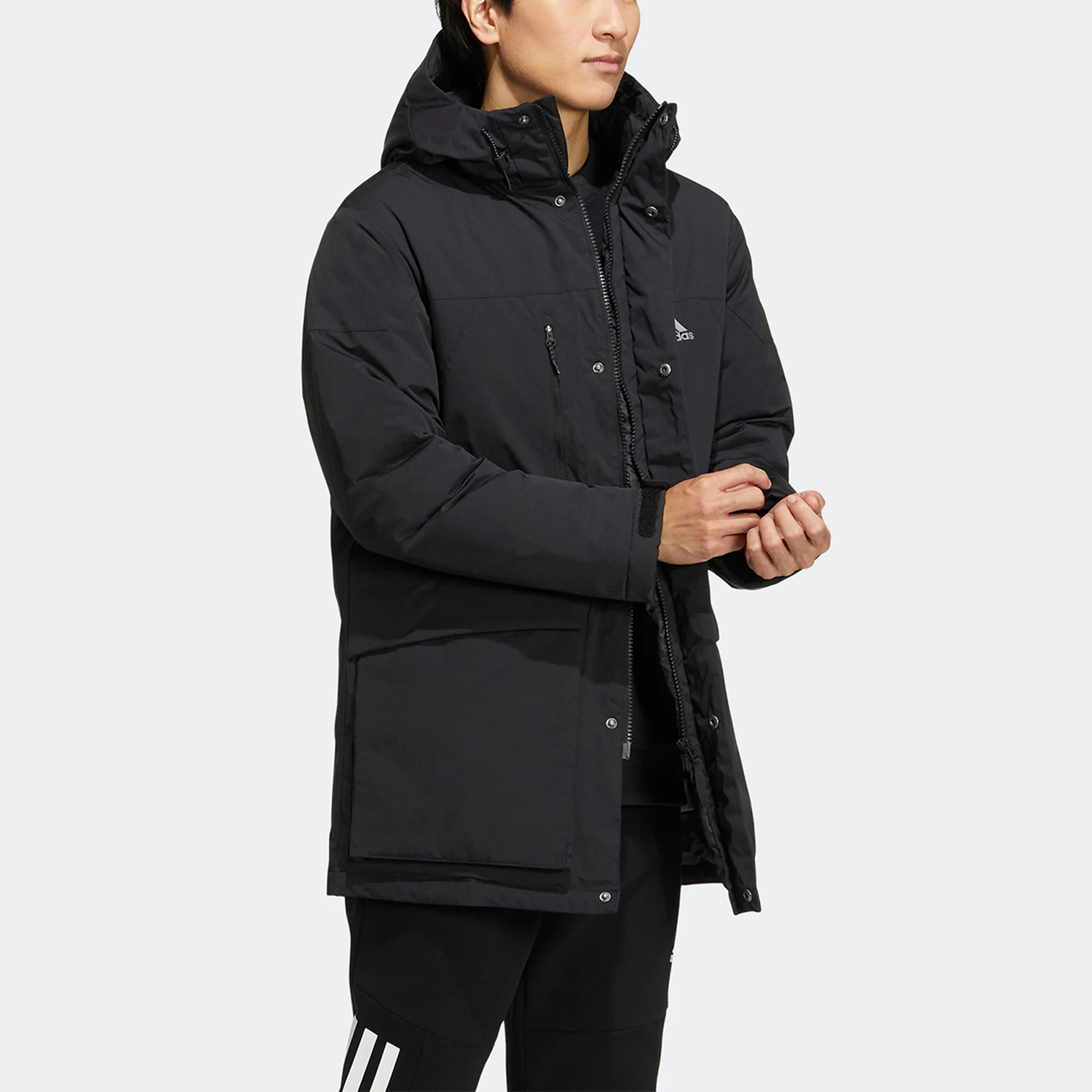 Adidas/阿迪达斯正品DOWN PARKA 男子户外运动羽绒服 HN2096 - 图1