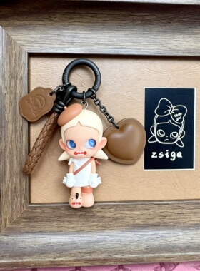 Zsiga嘎子姐真皮包挂钥匙扣