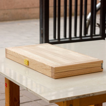 45mm lifting folded chessboard red oak Chinese chess chessboard handmade solid wood portable can be contained