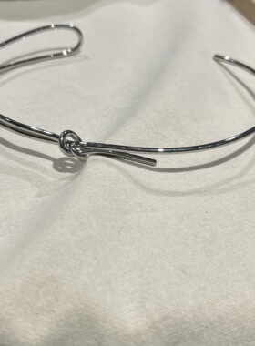 日韩简约性感打结开口项圈个性气质颈链ins风小众高级百搭项链潮