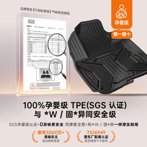 尼罗河高边TPE汽车脚垫适用于本田CRV思域雅阁皓影英仕派URV冠道