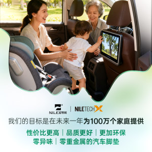 尼罗河全TPE汽车脚垫适用于奔驰C260L E300L GLC300L A180LGLBGLE