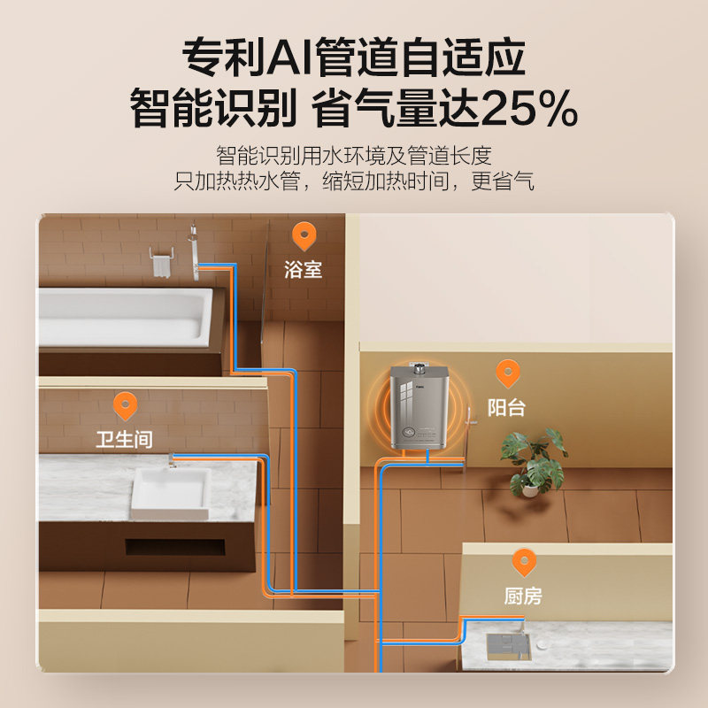 万家乐uv杀菌零冷水恒温家用电防冻 万家乐燃气热水器