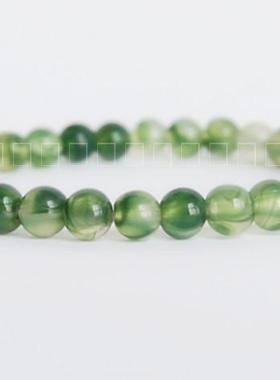 特价压克力翡翠玉圆珠件套手链