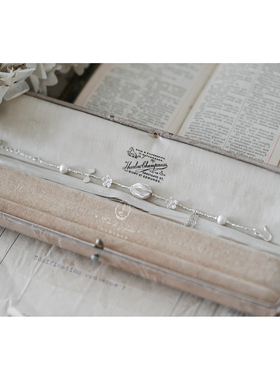 复古泰银橄榄珠925碎银手链