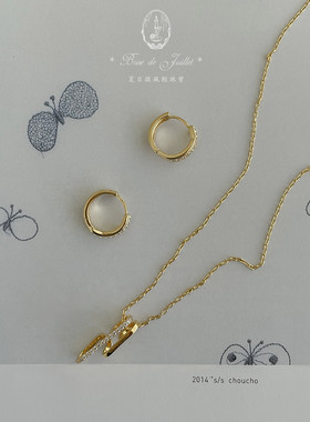 气质金色巴黎古董风格项链镀金