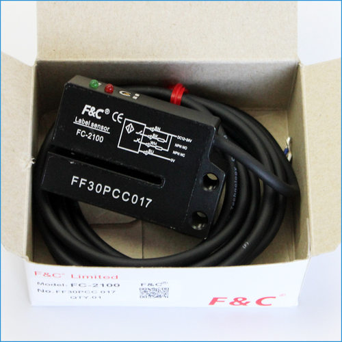 原装全新嘉准F&C标签传感器FC-2100光电开关FC-2100P正品质量保证 - 图3