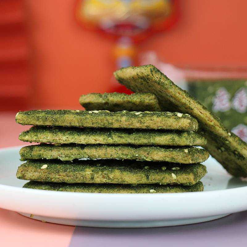 上海特产海派传统糕点老香斋千层酥苔条海苔饼咸味小吃零食品好吃 - 图1