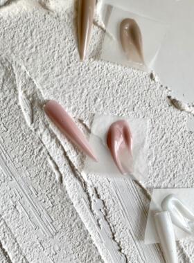 【DionNailArt】牛奶建构|延长胶超慢流速塑性甲模纸托延长
