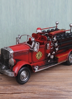 老式汽车模型欧美复古家居装饰