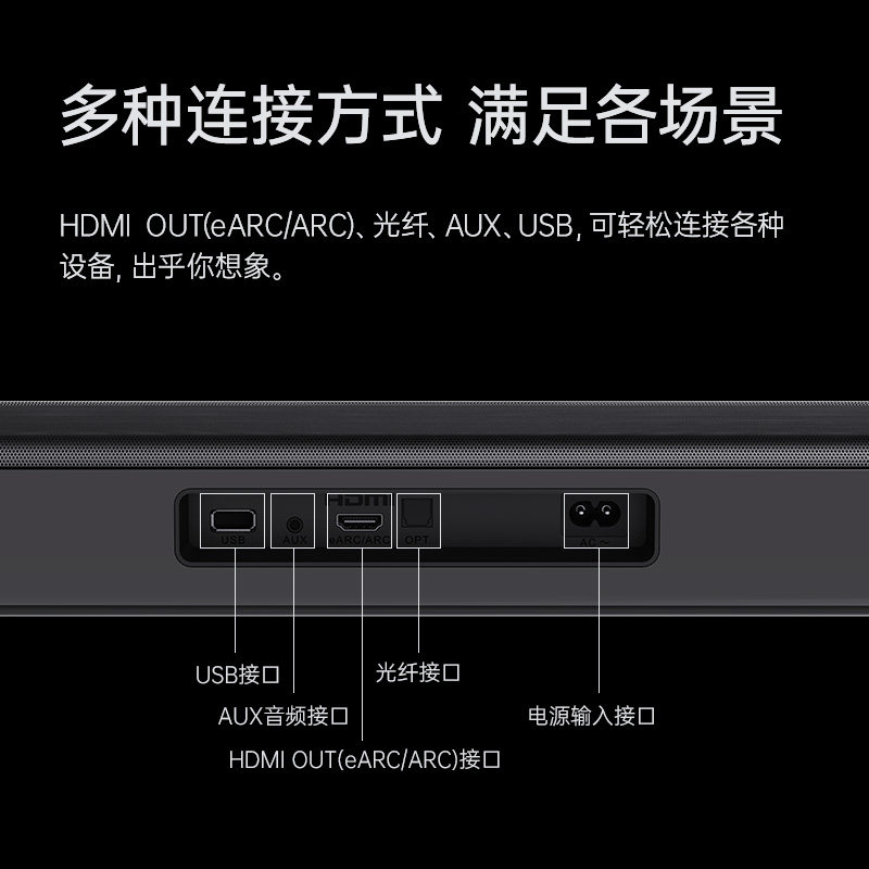 杰科HA921DPlus电视音响回音壁箱无线低音炮家庭影院杜比全景声