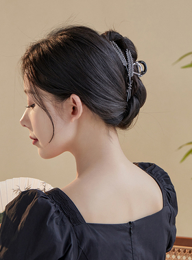 奇美拉大号麦穗抓夹发夹女