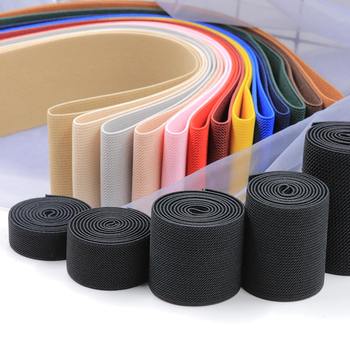 6cm colorful twill elastic belt thickened trousers waistband decorative elastic super wide and narrow elastic heightening clothes accessories diy