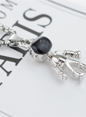 太空人宇航员土酷蹦迪吊坠项链