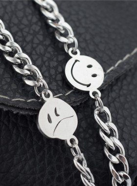 ins潮风喜怒哀乐蹦迪衣服配饰