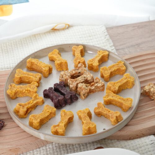 来自小火星 自制狗狗磨牙训练奖励洁齿饼干零食鸭肉紫薯鸡肉蛋黄 - 图3