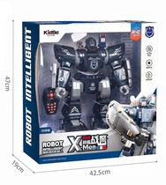 Kinby intelligent remote control robot X Aegis combat police launch walking singing and dancing electric children Puzzle Toys