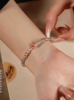 好运上岸串珠珐琅轻奢