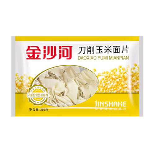 金沙河刀削面片10袋装 原味玉米荞麦三种口味 菱形干面叶 面片汤 - 图1