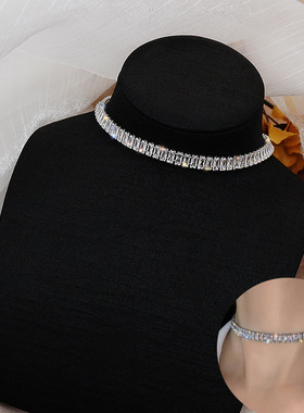 气质装饰欧美轻奢时尚水钻女项链