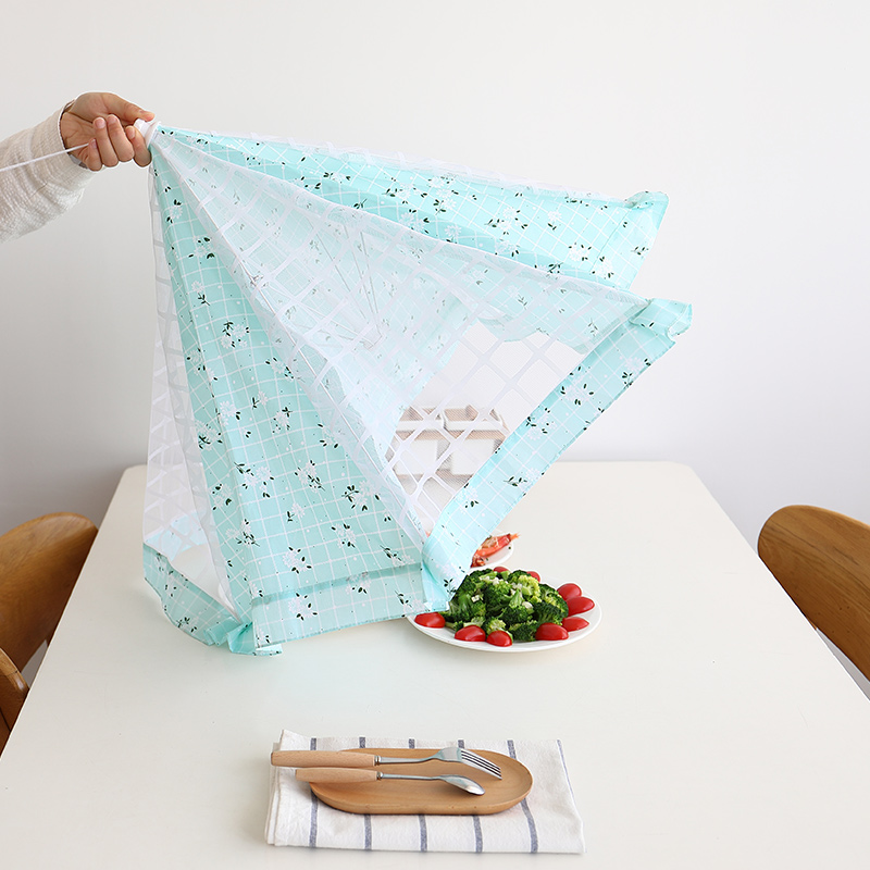 馨友家居专营店蕾丝餐桌罩大号饭罩菜罩食物罩可折叠防虫防蝇菜盖遮菜伞盖菜罩子0