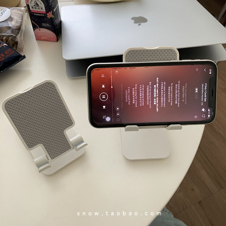ins简约小巧便携手机支架桌面懒人可升降折叠调节直播平板支撑架
