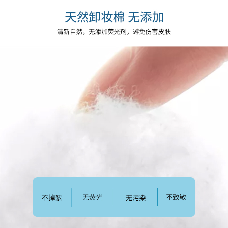 日本现货尤尼佳Unicharm尤妮佳省水1/2化妆棉40枚32枚66枚82枚 - 图1