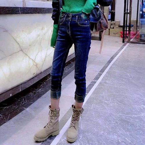 Весенние модные штаны, европейский стиль, высокая талия