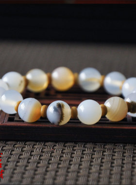 玛瑙玉髓简约文艺风海洋生物手串