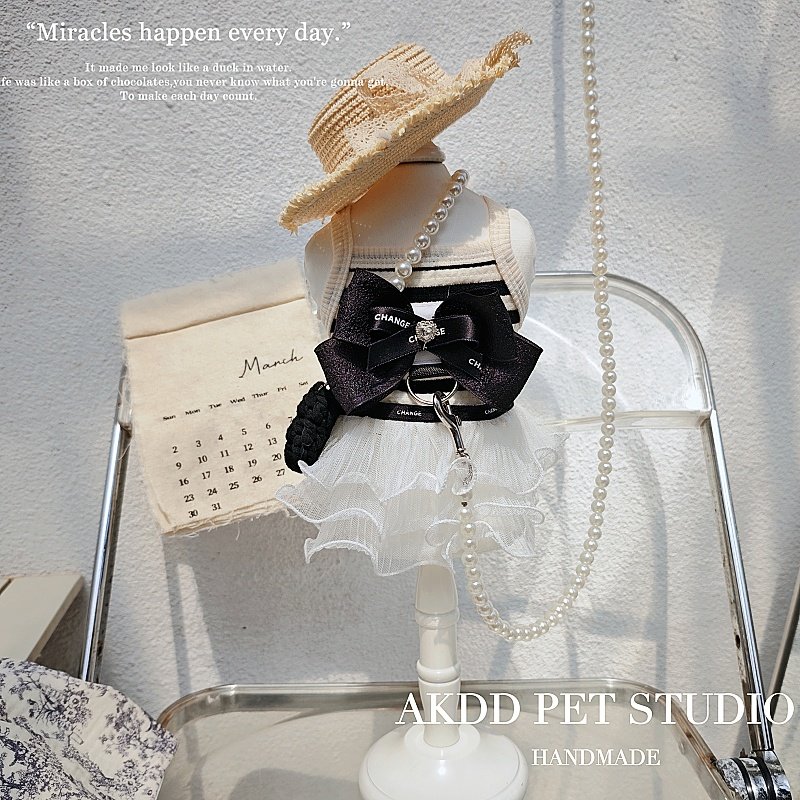 宠物猫咪狗狗小香风公主裙春夏季吊带背心蛋糕裙薄款防掉毛衣服,淘宝优惠券,粉丝福利购,淘宝优惠卷