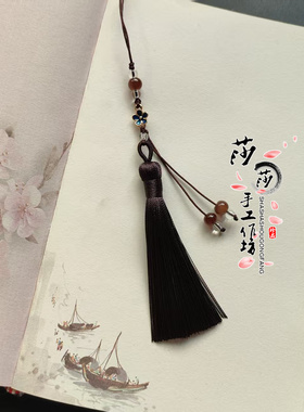 多色可选百搭小挂件新款小花流苏精致挂件旗袍压襟挂坠扇坠包包挂