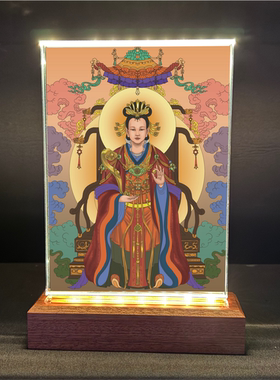 发光水晶木灯座摆件居家好选择