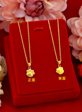 越南沙金项炼女细款锁骨