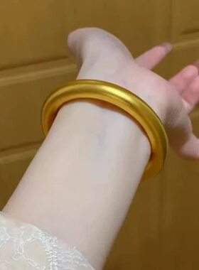 8mm古法传承素圈手镯女沙