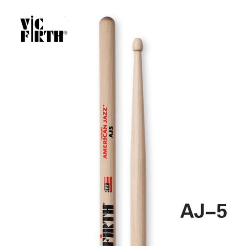Vic Firth美产AJ系列爵士槌原木专业爵士鼓棒AJ3/AJ4/AJ5/AJ6演出 - 图2