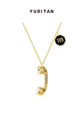 yuritan系列镀金原创设计风项链