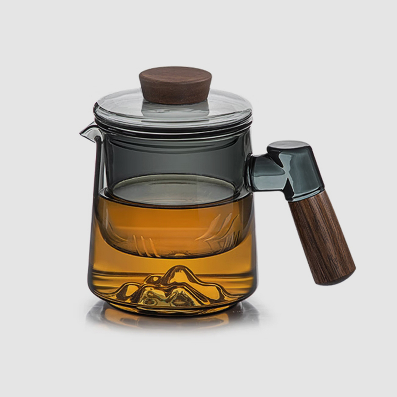 日式玻璃泡茶壶耐高温家用茶水分离公道杯加厚大容量单壶茶具套装