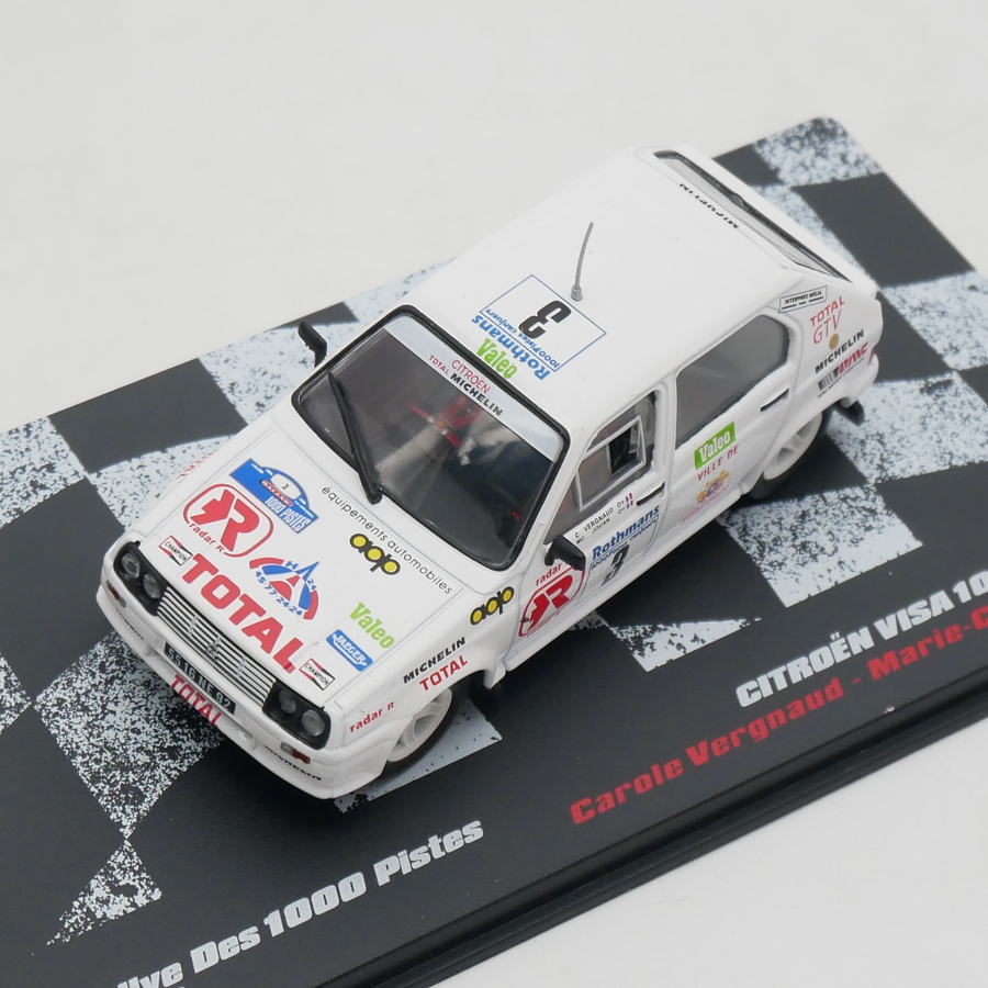 ixo 1:43 Citroen Visa 1000 Pistes WRC 1986福特拉力赛车模型 - 图3