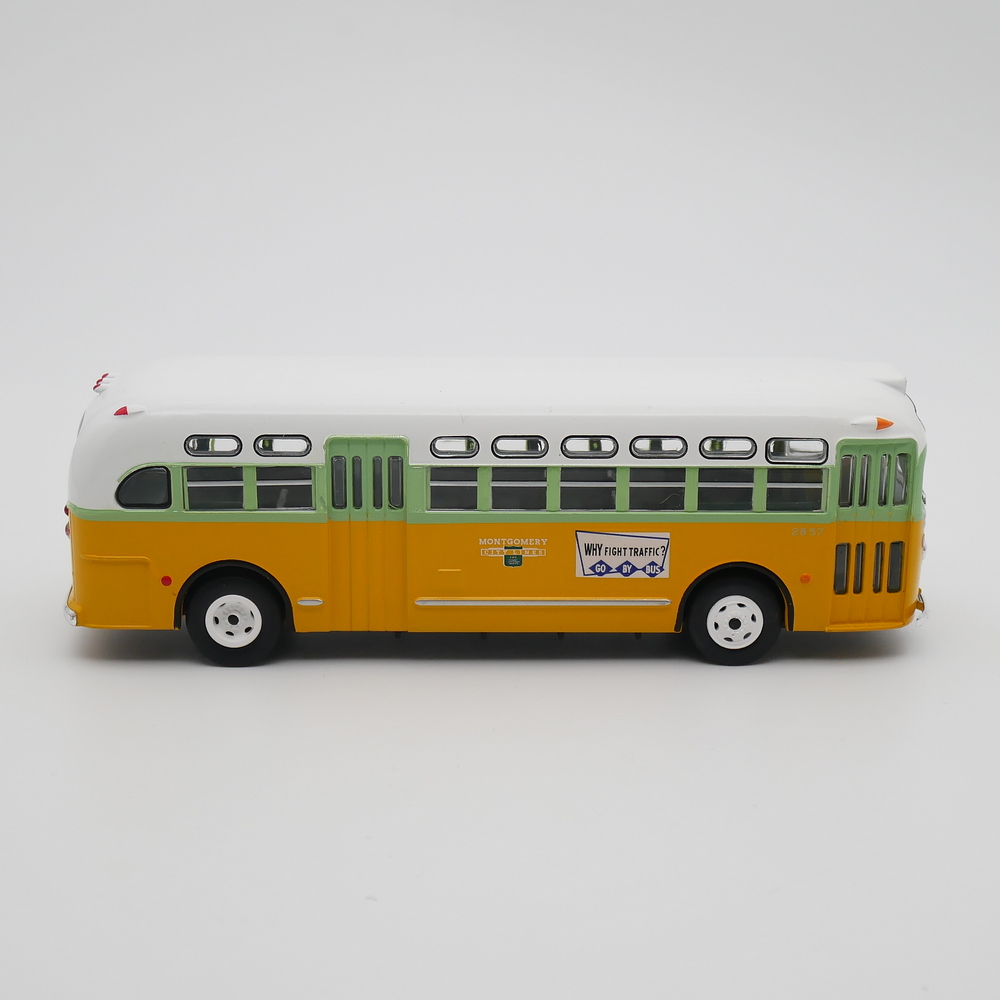 ixo 1:43 GM TDH 3714 Rosa Parks 1955通用大客车美国巴士玩具车 - 图1