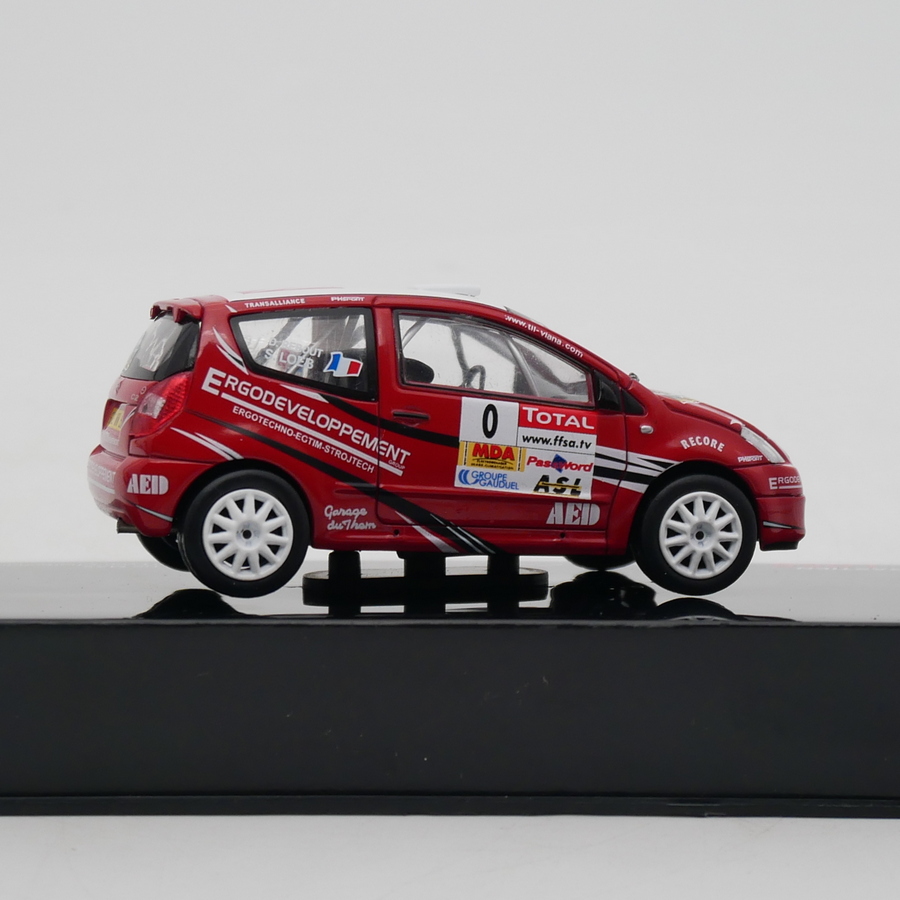 ixo 1:43 Citroen C2 WRC 2008 Loeb雪铁龙勒布拉力赛车模型玩具-图1