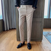 Casual nine-point trousers for men with slim fit and slim fit
