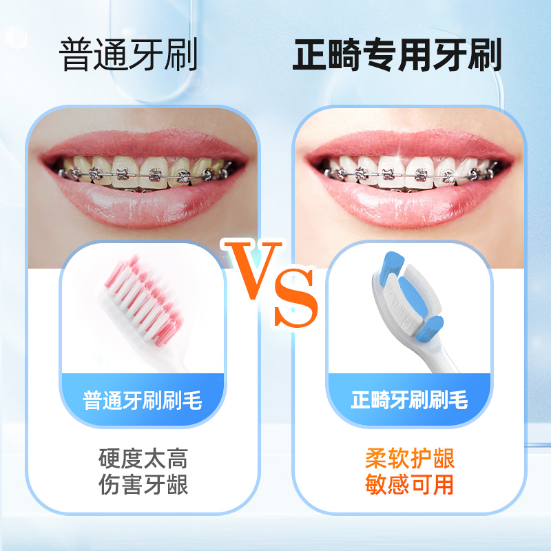 适用lebooo华为力博得电动牙刷头优漾星钻hilink正畸矫正箍牙专用-图3