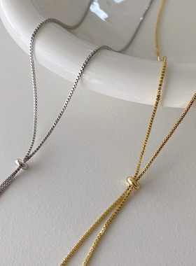 韩国东大门项链女百搭小众链条流苏颈链锁骨链简约气质项链冷淡风