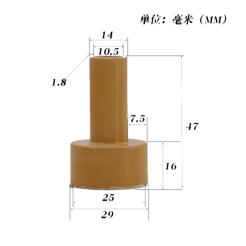 SF风冷散热器 M10 M12螺丝 绝缘套 200A至5000A 可控硅 整流绝缘 - 图2