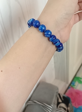 天然蓝密腊手链手串