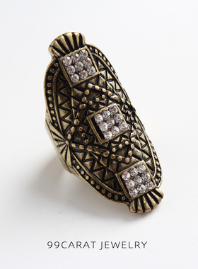 ni欧美风质感闪钻夸张时尚饰品