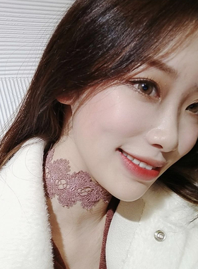 克拉欧美短款蕾丝编织组合颈带