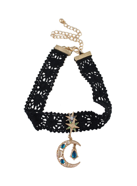 99克拉欧美时尚饰品圈太阳月亮