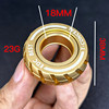 Mechanical C Paragraph Ring EDC Decompression Toy Black Technology Fingertip Gyro Ratchet Ring Boys Office Toy